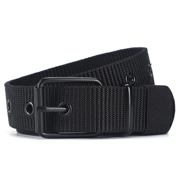 Canvasbälte - 120 cm Black Black