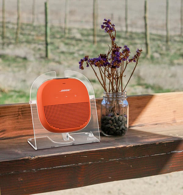 Akryyliteline Bose SoundLink Micro -kaiuttimelle Transparent Transparent
