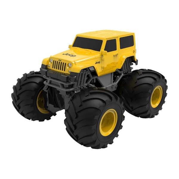 Fjernstyret bil Double Eagle (gul) Jeep (Amfibie) E342-003