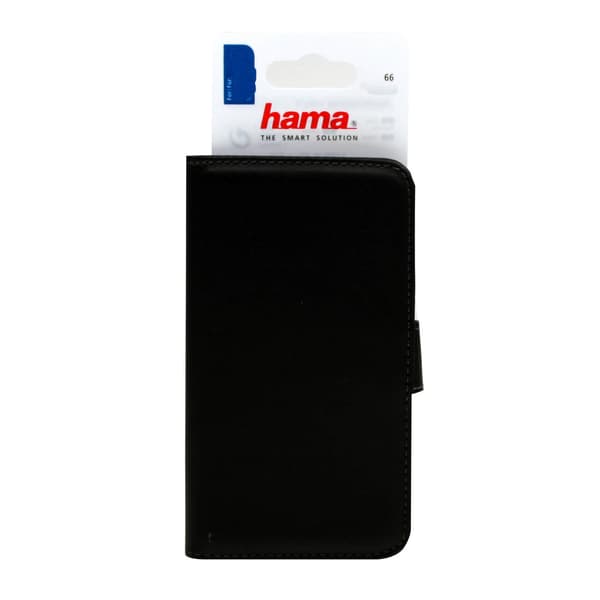 iPhone 6/6s PLUS Wallet Sort Læderlook Plads Til 2 Kort