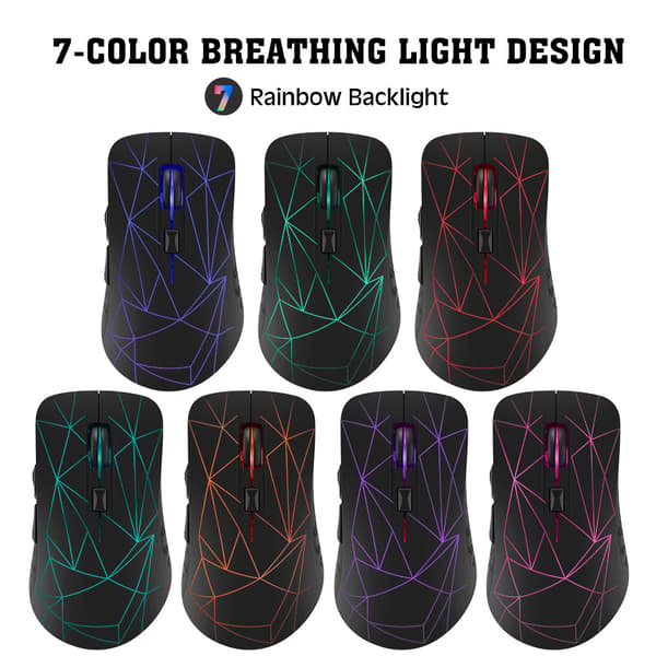 Trådlös Bluetooth-mus med dubbla lägen - Ergonomisk design