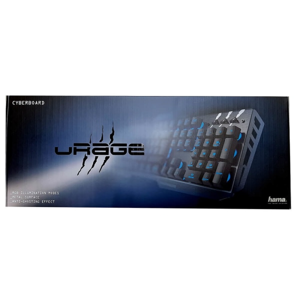 URAGE Tangentbord Gaming Cyberboard Metal