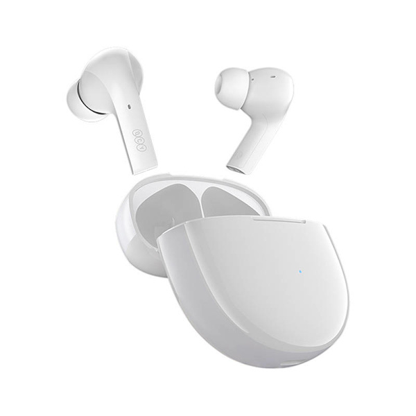 Hörlurar TWS QCY T18 (vita)