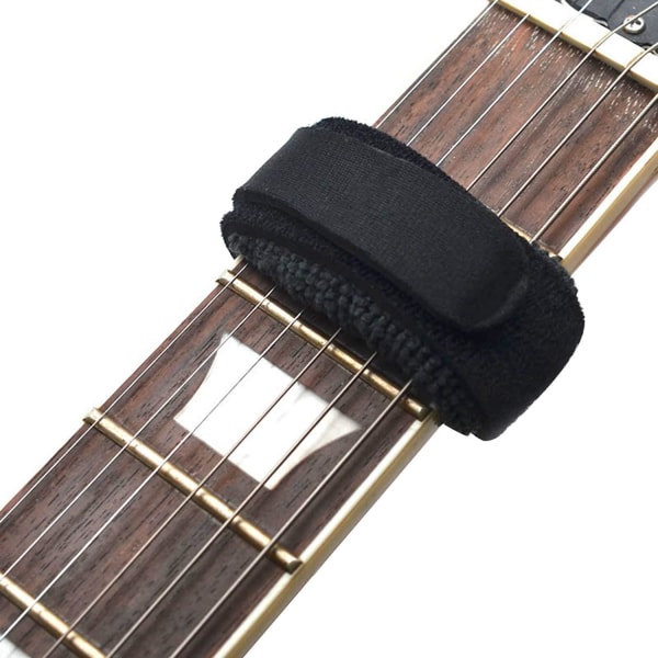 Universal Guitar String Mute Dampener Guitar Noise Reducer Dämpare Svart