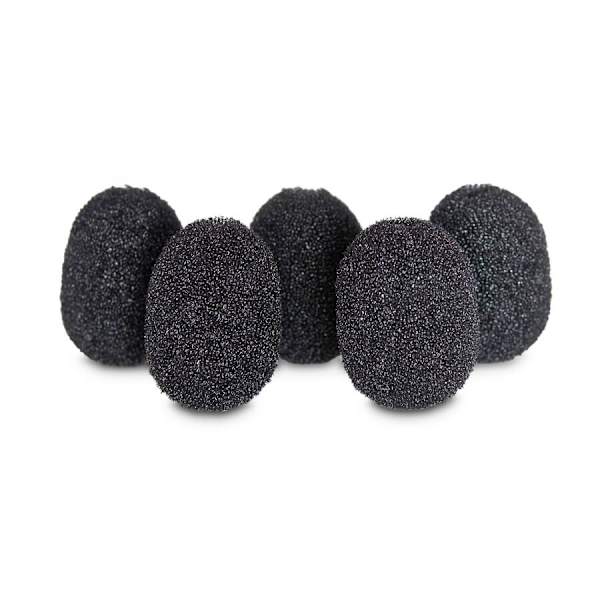 Lavalier Foams  Svart 5-Pack
