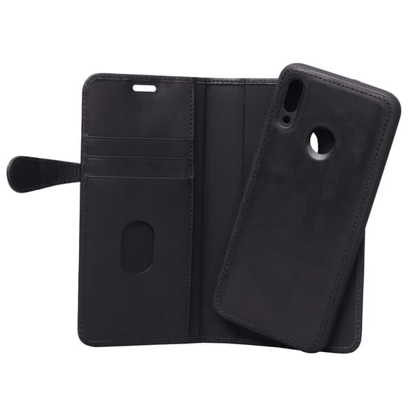Mobilfodral 3 Kortfack Svart - Huawei P Smart 2019
