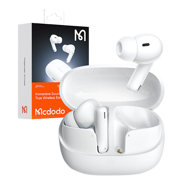 Mcdodo HP-0040 in-ear hörlurar (vita)