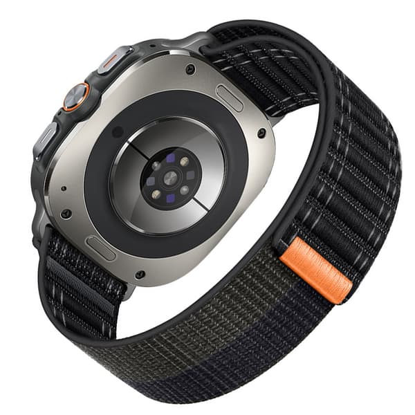 Samsung Galaxy Watch Ultra Nylonrem - Sort