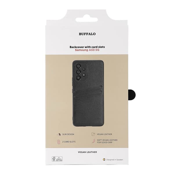 Mobilskal PU Svart - Samsung Galaxy A53 5G