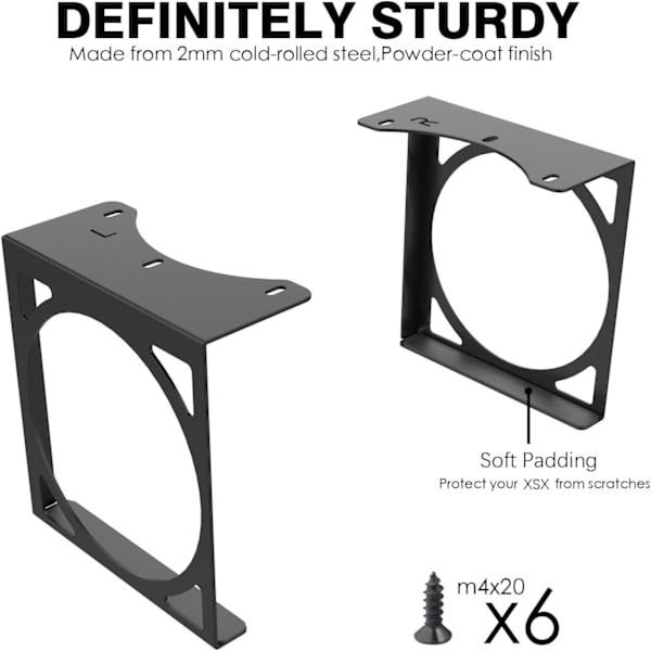 Metallstativ för XBOX Series X-konsol (2-pack)