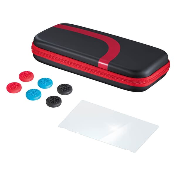 HAMA Set för Nintendo Switch Svart/Röd