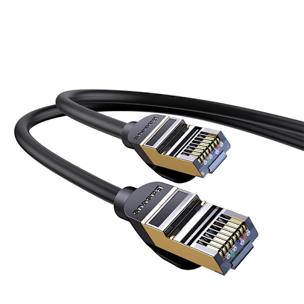 Baseus Ethernet RJ45, 10Gbps, 8m verkkokaapeli (musta)