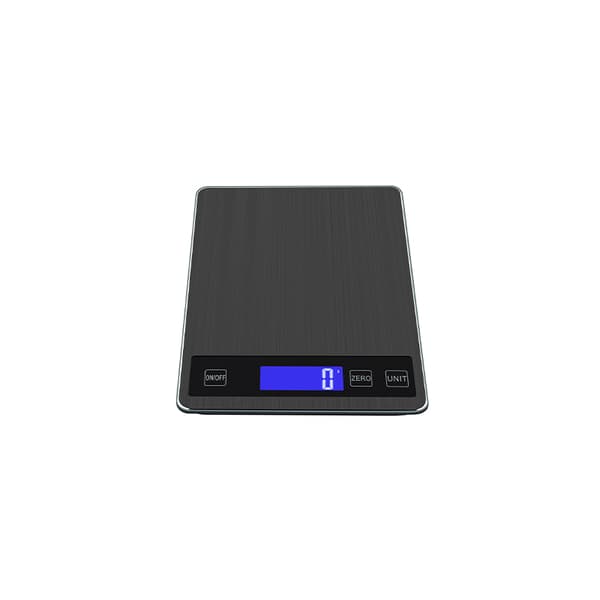Bagepræcisions køkkenvægt - Sort, 5 kg/1g