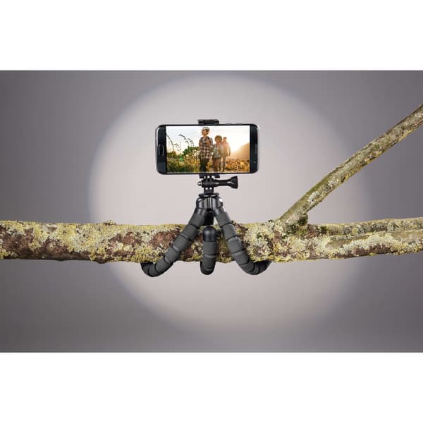 Bordsstativ Flex Smartphone & GoPro 26cm Svart