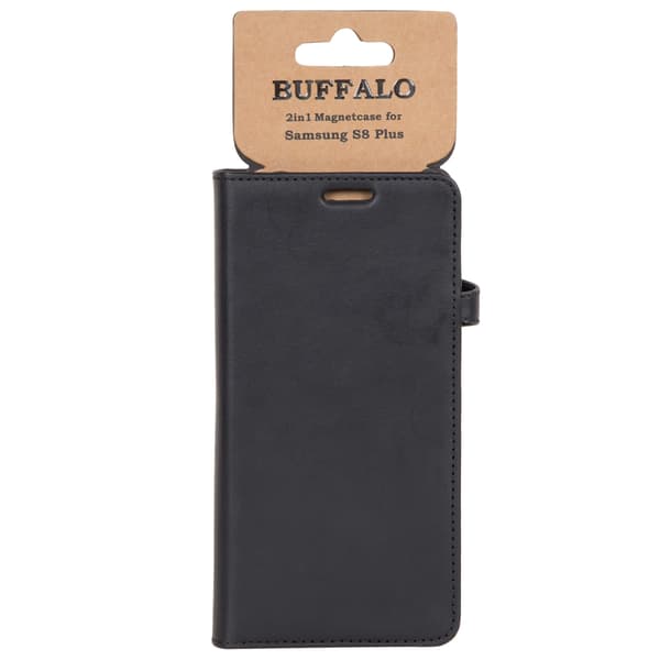 Wallet Læder Samsung S8 Plus Sort