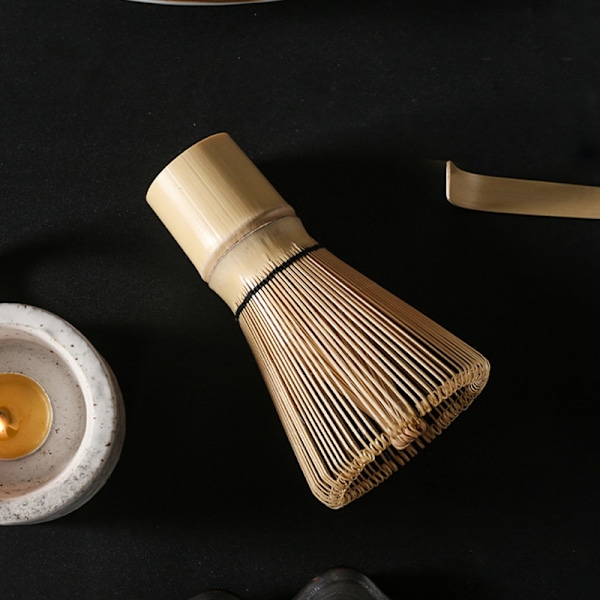 Matcha Whisk Sæt SQ Præget Blank Grøn 4-Delt Sæt