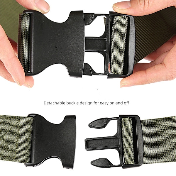 Tactical Fishing Belt with Rod Holder Ruohon väri