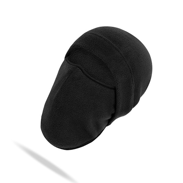 Cykelmask i värmande fleece Svart