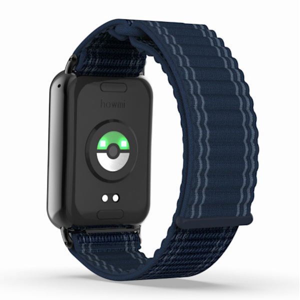 Nylon flätat klockarmband för Xiaomi Mi Band 9/8 Pro Blå