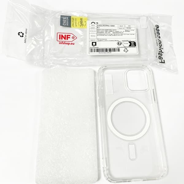 iPhone 11 Pro mobilskal kompatibelt med MagSafe laddare Transparent