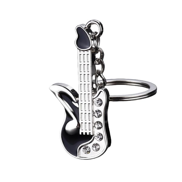 Diamant Guitar Nøglering Black Black
