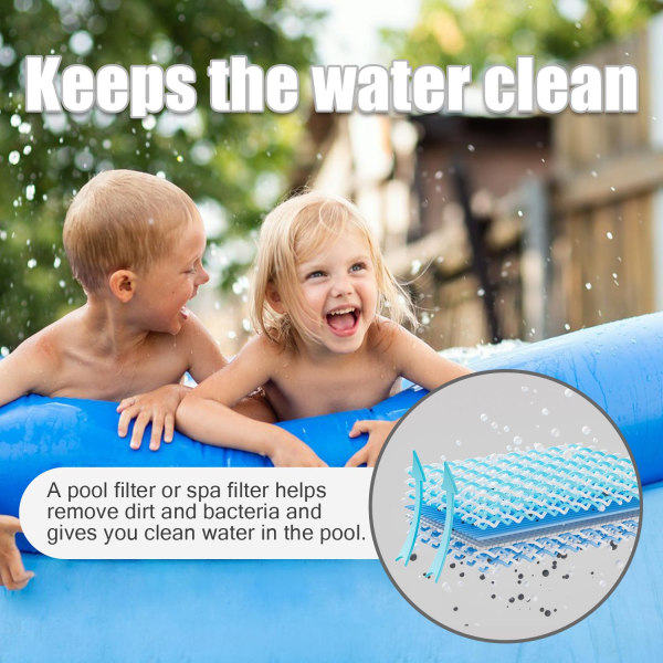 Filtre til oppustelige MSpa pools 4-pack