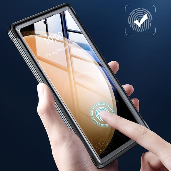 Samsung A55 magnetisk mobiltaske Black+Grey Black+Grey