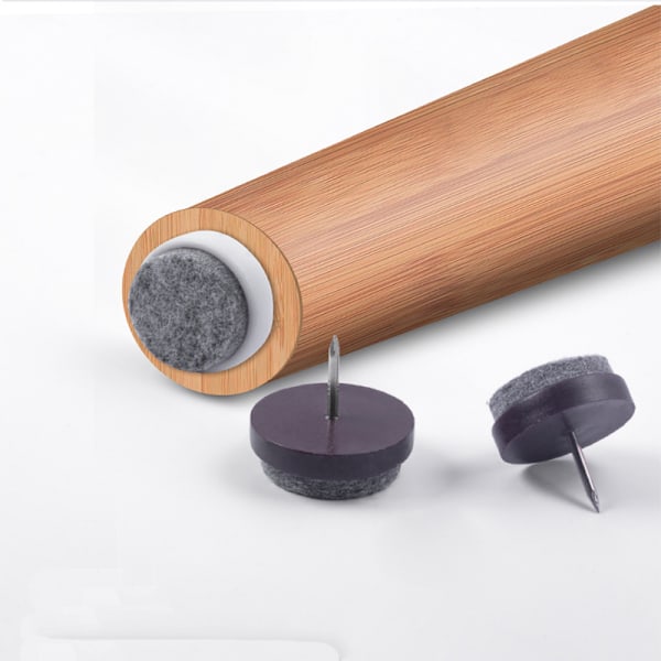 200 kpl huonekaluliukut - Ruskea 24mm, suojaa lattiasi