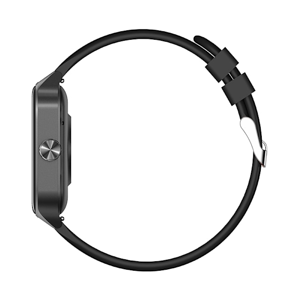 Smartklocka med Bluetooth & Hälsoövervakning Svart