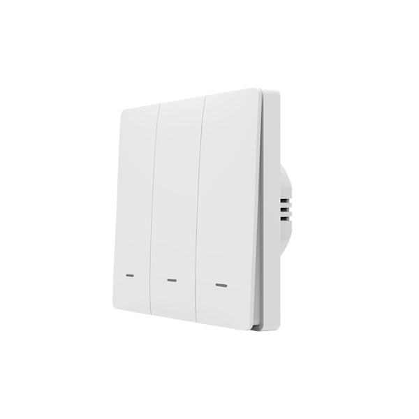 Smart Button Wall Switch 3 Gang 1 vej