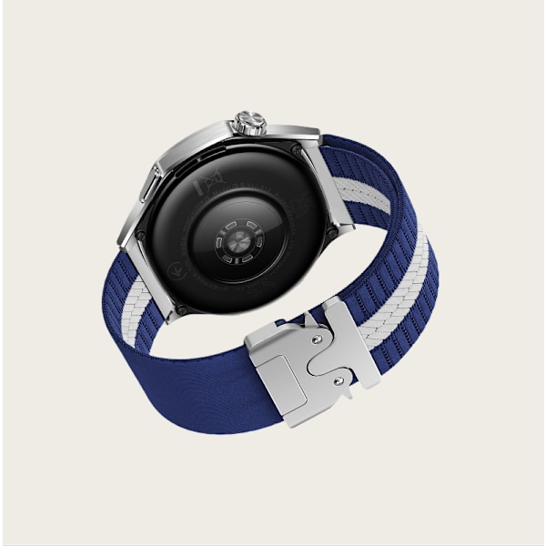 22mm Vävd Klockarmband i Nylon för Huawei GT5/Watch 3/4 Pro Blå