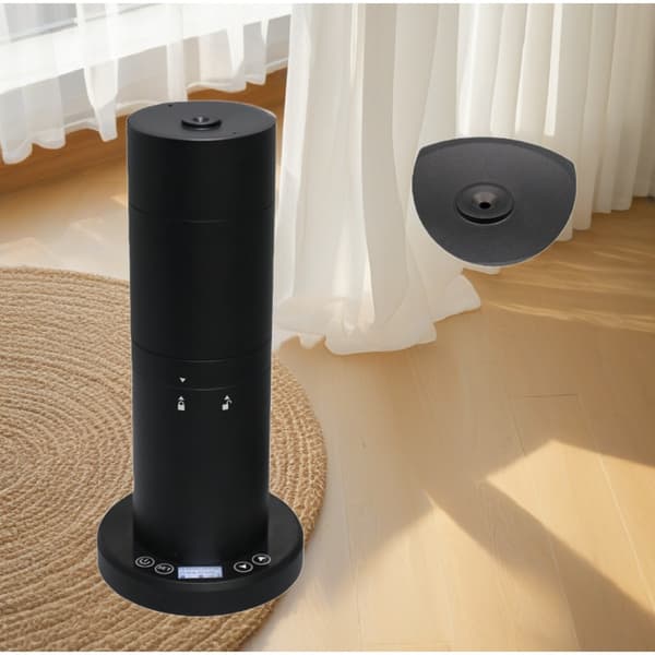 Vertikal essentiel oliediffuser med Bluetooth & WiFi - EU-stik, stor rumduft, kompatibel med Smart Home