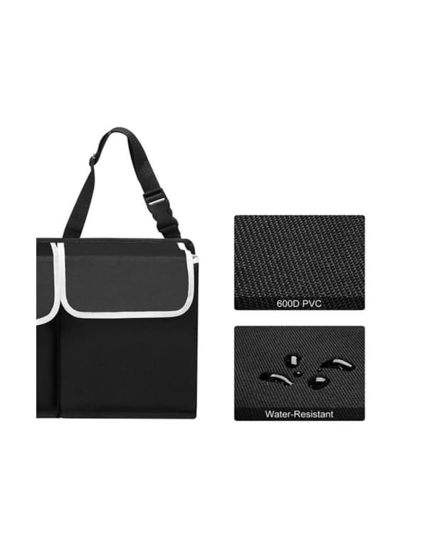 Opbevaring til bagageplads i bilen (90 cm) Black Black