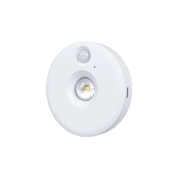3-pack uppladdningsbara pucklampor med rörelsesensor, fjärrkontroll, dimring och magnetisk skåpmontering