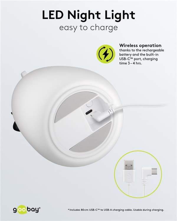 LED-nattlampa "Isbjörn"