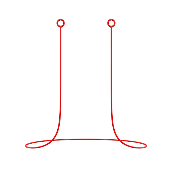Øreprop Lanyard Anti-Lost stropper Rød