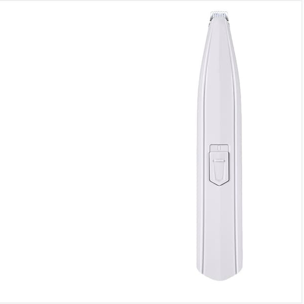 Husdjurstass-trimmer med brett blad och ljus White White