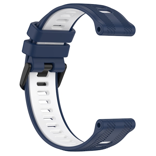 Midnattsblå & Vit klockarmband för Garmin Forerunner