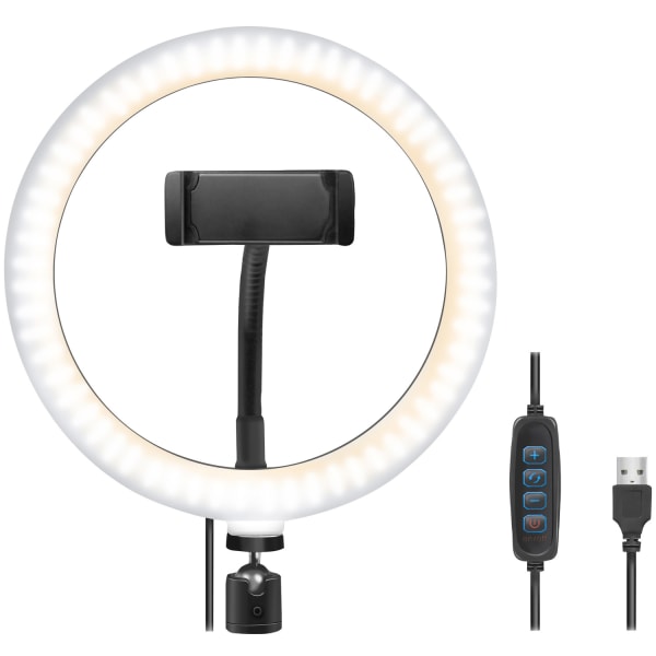 LogiLink Ring light för smartphone Ø20 cm utan stativ