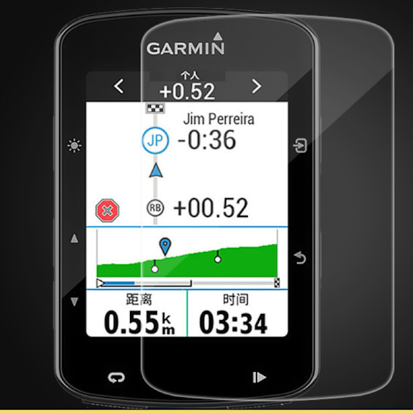 Garmin Edge 520 Plus cykelcomputer skærmbeskytter (2-pak)