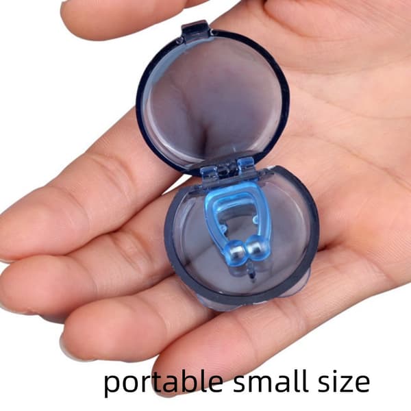 Magnetisk næseklemme mod snorken 6-pak Blue Blue