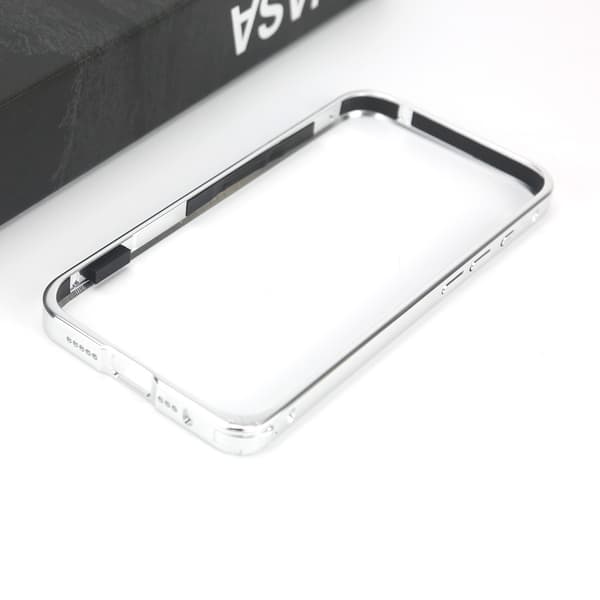 Aluminiumslegering Bumper Case til iPhone 15 Pro Silver Silver