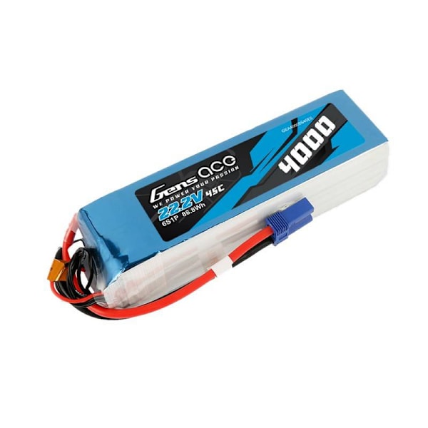 Gens Ace 4000mAh 22,2V 45C 6S1P batteri