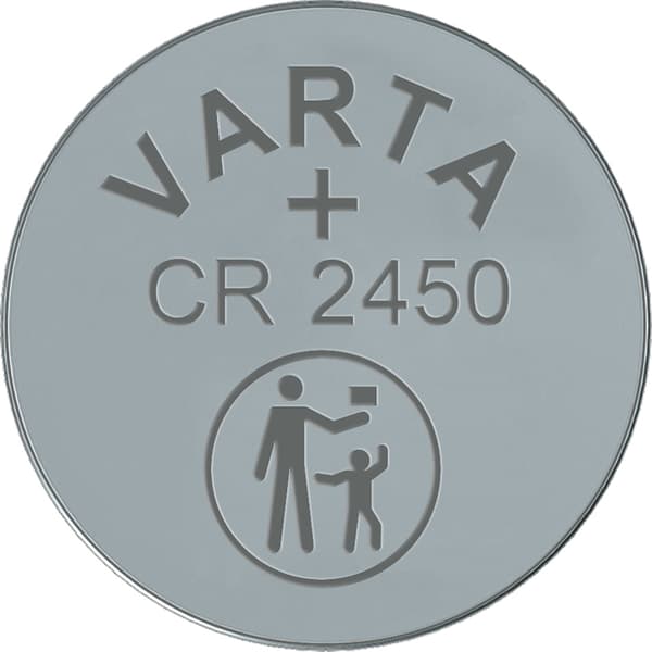 CR2450 3V Lithium knapcellebatteri 2-pak