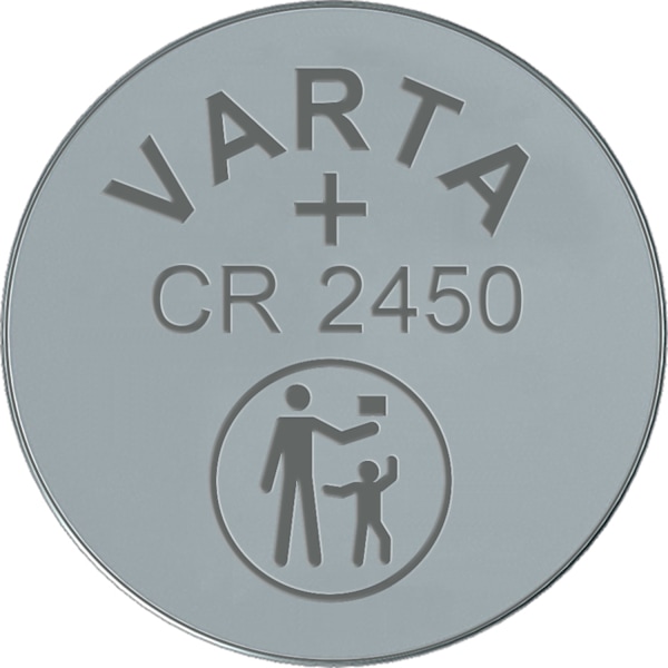 CR2450 3V Lithium Knappcellsbatteri 2-pack