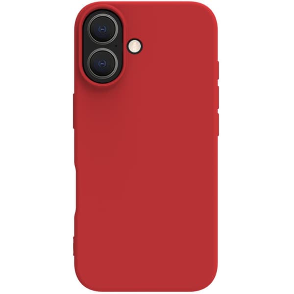 Cromo Soft rubber case iPhone 16 Röd
