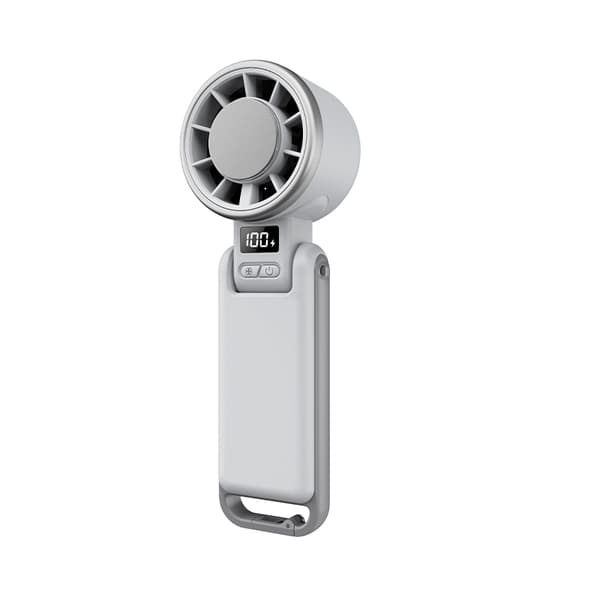 Håndholdt ventilator 4000 mAh, foldbart design, bærbar ventilator til rejser, krydstogter White White