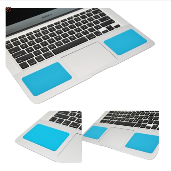 Komfortabel håndledsstøtte i silikone til MacBook Blue Blue