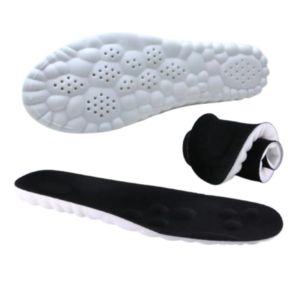 4D Ultra Soft -kenkäpohjalliset - 1 pari Musta 42-42 2/3