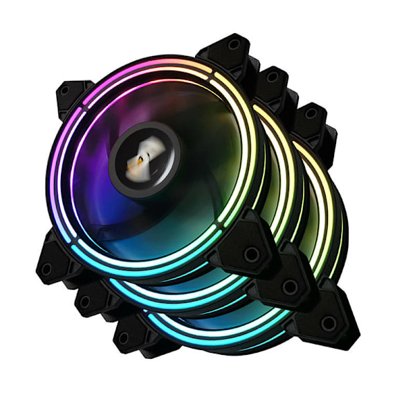 Datorfläktset ARGB Darkflash CF11 Pro 3in1 120x120 (svart)